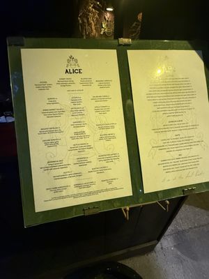 Menu photo 5 Alice Restaurant New York, NY
