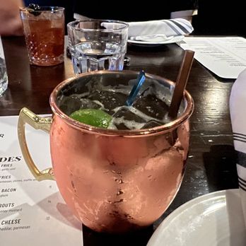 Porter Kitchen & Deck - mule non alcoholic - New American Near Me - Chicago, Illinois Porter Kitchen & Deck - mule non alcoholic - New American Near Me - Chicago, Illinois