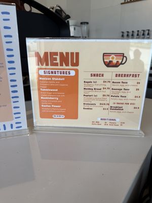 Menu photo 1 Cliff Coffee Plano, TX
