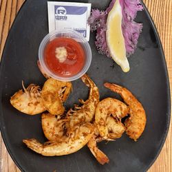 The Oyster Bar - 1/4 Peel and Eat Key West Pink Shrimp. Great stuff cocktail sauce is spot on.