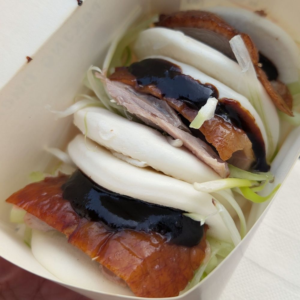 Peking Duck Sandwich Stall - Roast duck buns - Food Stands Near Me - Flushing, New York Peking Duck Sandwich Stall - Roast duck buns - Food Stands Near Me - Flushing, New York
