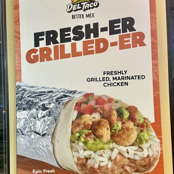 Del Taco - Fresh Grilled Chicken Burrito - Breakfast & Brunch Near Me - Orlando, Florida