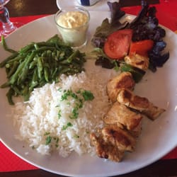 L'Avenue Café - Brochette de poulet mariné