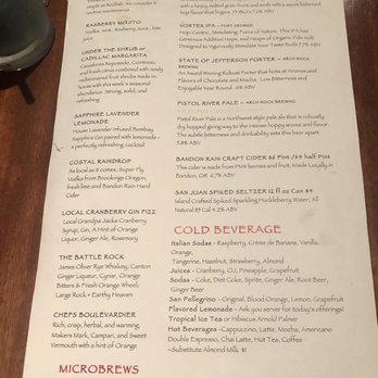 Redfish - Menu - Seafood Near Me - Port Orford, Oregon