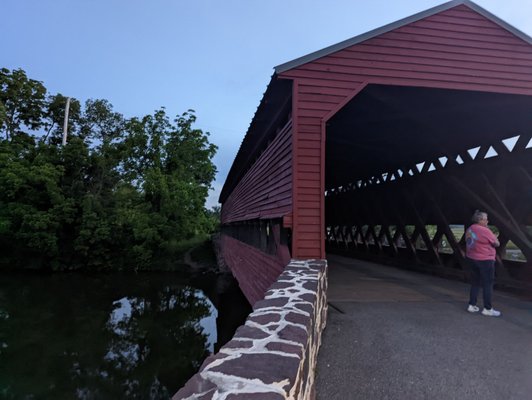Historic Sachs Covered Bridge by null