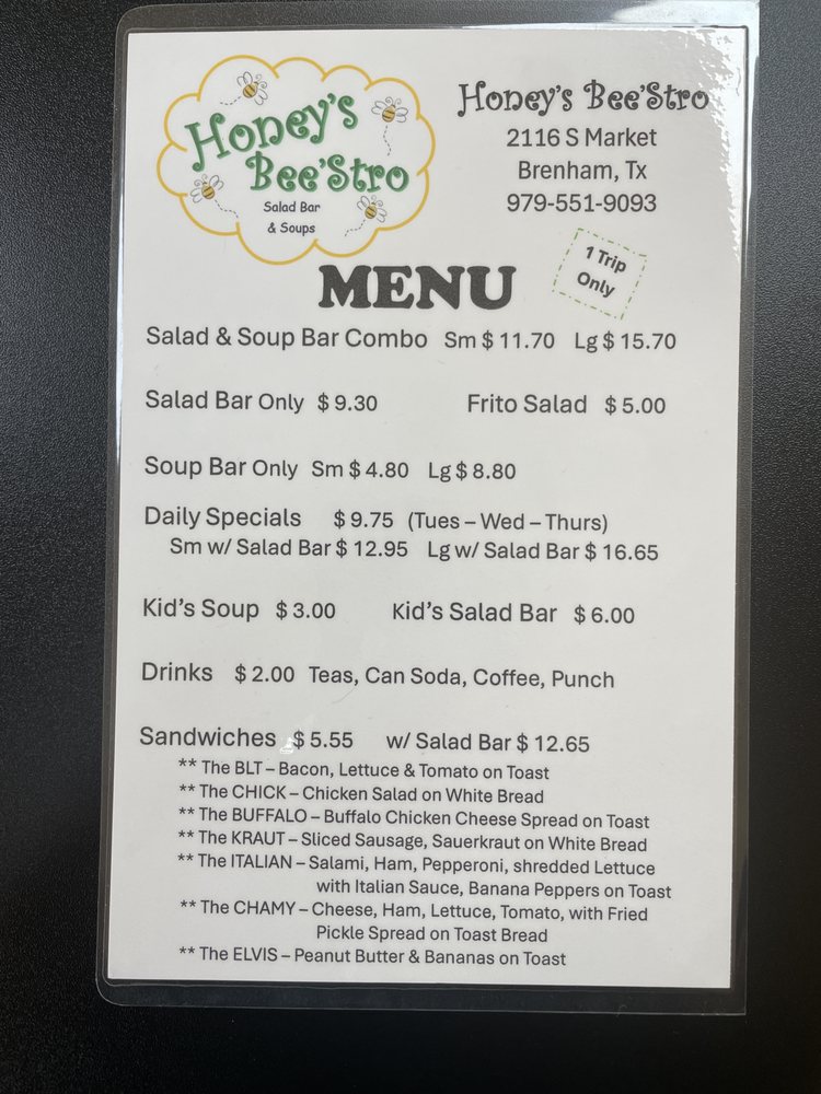 Honey's Bee'Stro Logo