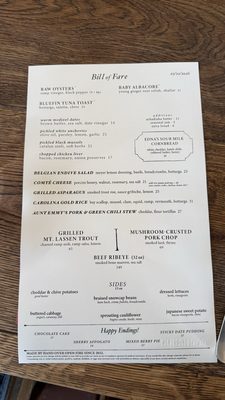 Menu photo 2 Dunsmoor Los Angeles, CA
