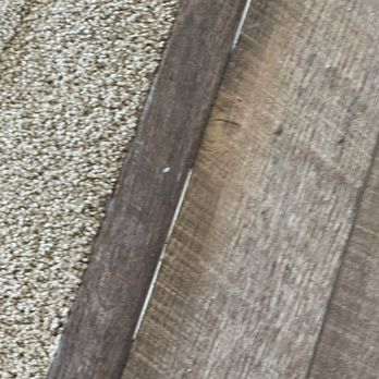 Express Flooring - Glue and unsafe transition - Flooring Near Me