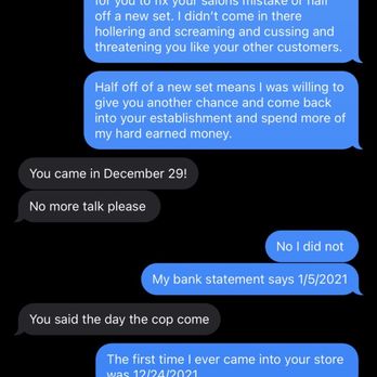 Pleasant Nails and Spa - Text messages with the manager/owner and I - Nail Salons Near Me - Grand Rapids, Michigan Pleasant Nails and Spa - Text messages with the manager/owner and I - Nail Salons Near Me - Grand Rapids, Michigan