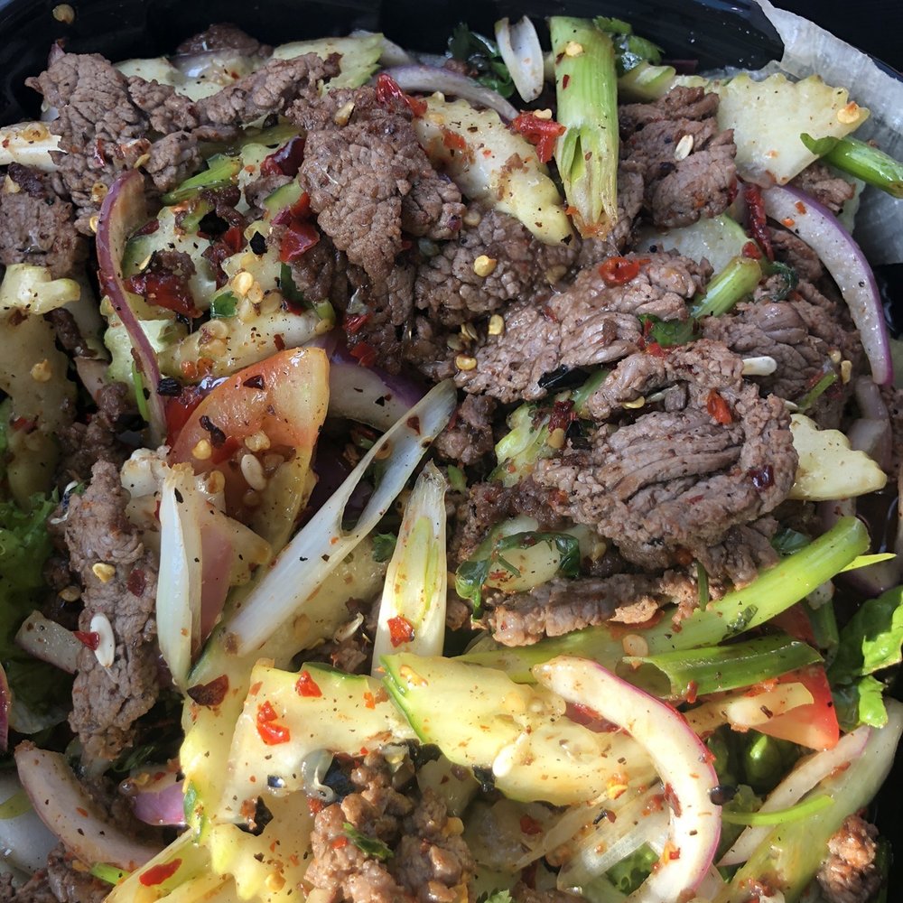Thai Cafe - Beef Salad - Thai Near Me - San Antonio, Texas Thai Cafe - Beef Salad - Thai Near Me - San Antonio, Texas
