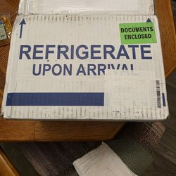 The box shipped in