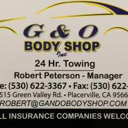 G and O Body Shop - 9/2/2022:  Robert & his G/O Body Shop Crew worked diligently expediting my T4R's repairs!