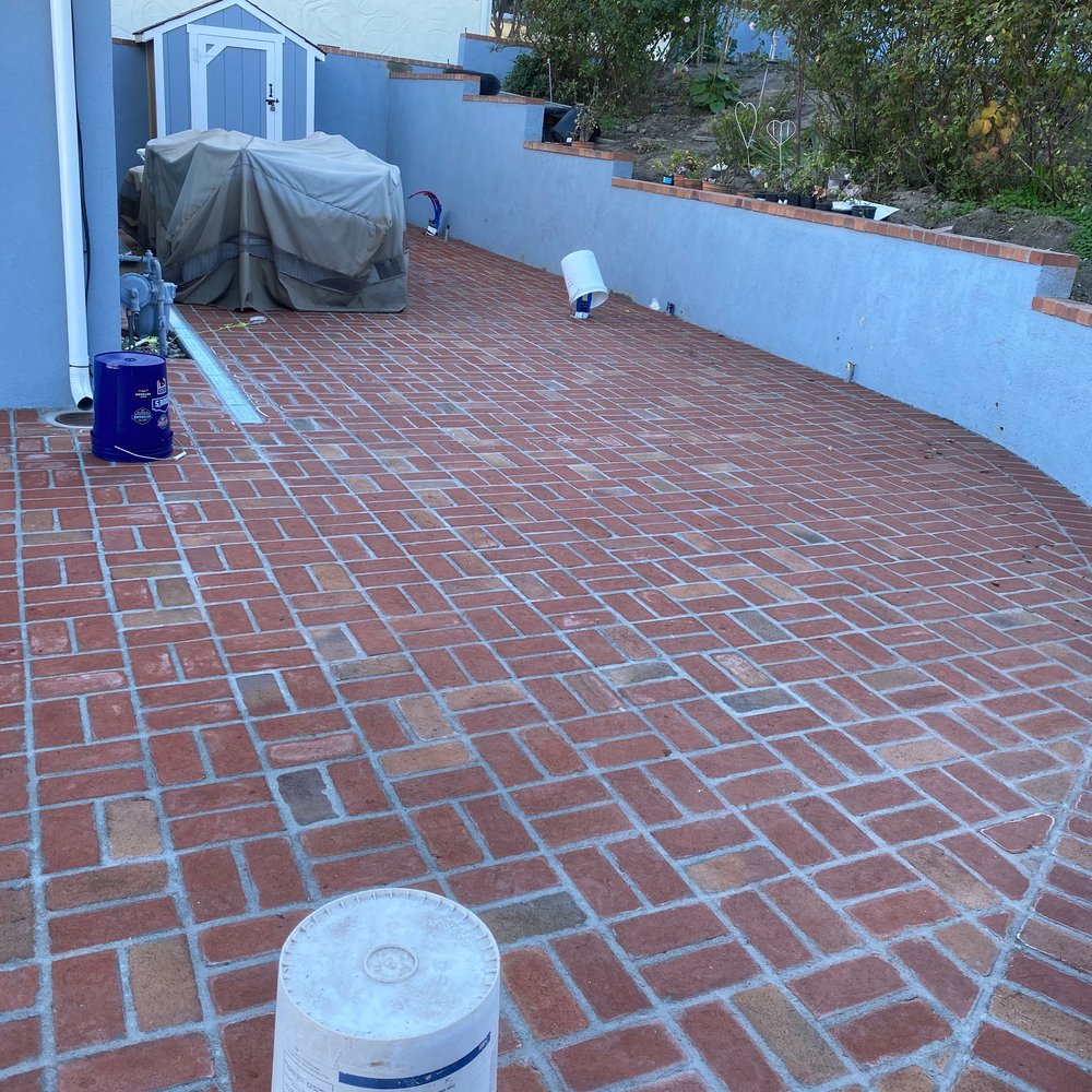 Lopez Masonry - NEW rear brick patio - Masonry/Concrete Near Me Lopez Masonry - NEW rear brick patio - Masonry/Concrete Near Me