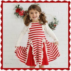 Piper Children's Boutique - Candy Cane Dress
