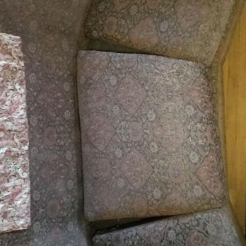 Arrow Upholstery - Top view of the gaps between the cushions. - Furniture Reupholstery Near Me - La Verne, California