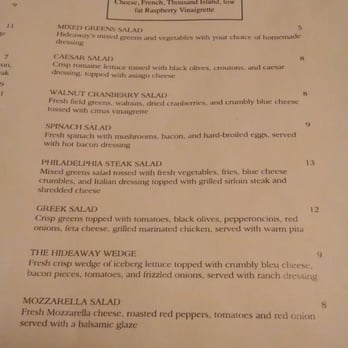 Hideaway Grille - Salads - American Near Me - North Tonawanda, New York