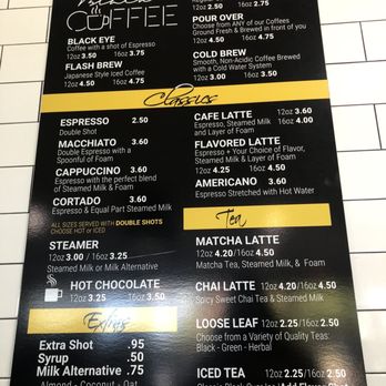 Black Coffee - Coffee menu options - Coffee & Tea Near Me - Fort Worth, Texas
