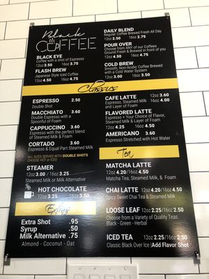 Menu photo 5 Black Coffee Fort Worth, TX