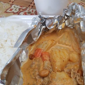 Pacific Thai Cuisine - 4/5 Beef Massaman Curry and Thai Tea 3/5 (overly sweetened) - Thai Near Me - Oldsmar, Florida Pacific Thai Cuisine - 4/5 Beef Massaman Curry and Thai Tea 3/5 (overly sweetened) - Thai Near Me - Oldsmar, Florida