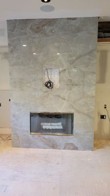 PORCELAIN FIREPLACE - PORCELAIN FIREPLACE