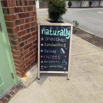Naturally Cafe - Sign outside - Juice Bars & Smoothies Near Me - New Braunfels, Texas Naturally Cafe - Sign outside - Juice Bars & Smoothies Near Me - New Braunfels, Texas