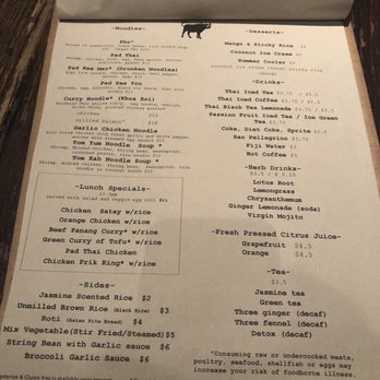 Summer Buffalo - Menu - Thai Near Me - Los Angeles, California