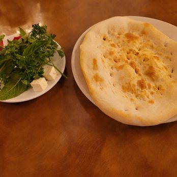 Kasra Persian Grill - Complimentary bread and salad - Middle Eastern Near Me - Houston, Texas Kasra Persian Grill - Complimentary bread and salad - Middle Eastern Near Me - Houston, Texas