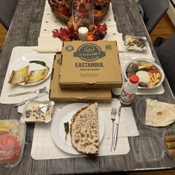 Eastanbul Restaurant - Lahmacun, Pide, Kofte, sutlac, salad