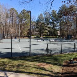 Forest Lakes Swim and Tennis Club - 2 of 6 tennis courts at the north clubhouse.