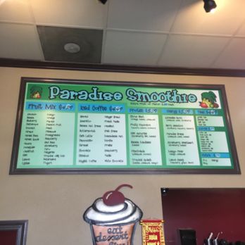 Paradise Smoothie - Their Menu! - Juice Bars & Smoothies Near Me - Baton Rouge, Louisiana Paradise Smoothie - Their Menu! - Juice Bars & Smoothies Near Me - Baton Rouge, Louisiana
