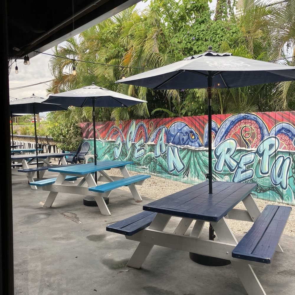 Ocean Republic Brewing - Enclosed outdoor patio - Brewpubs Near Me - Stuart, Florida