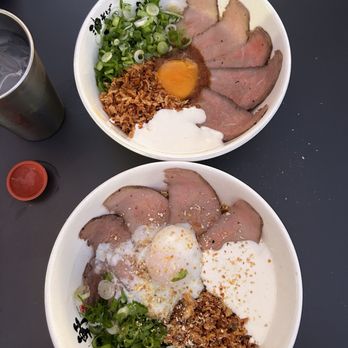 Kajiken - 2 Roast Beef Aburasoba!! One raw egg & one poached!!! - Ramen Near Me - Elk Grove, California Kajiken - 2 Roast Beef Aburasoba!! One raw egg & one poached!!! - Ramen Near Me - Elk Grove, California