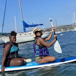 Paddle boarding at Newport Beach #blacklivesmatter Paddle boarding at Newport Beach #blacklivesmatter