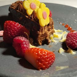 Muskoka Chophouse - Raspberry chocolate cake