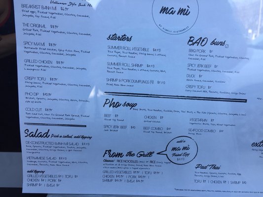Menu photo 6 Ma Mi Eatery Closter, NJ
