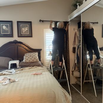 R & D Custom Draperies & Workroom - Last window. - Shades & Blinds Near Me - Corona, California