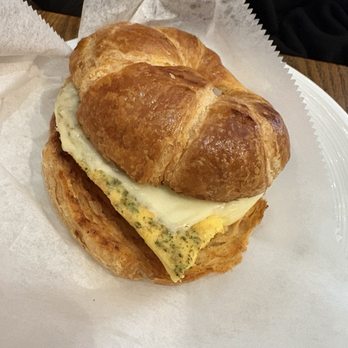 Timeless Cafe - Egg & Cheese on Croissant - Cafes Near Me - Lebanon, Pennsylvania