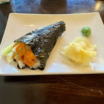Beyond Restaurant & Lounge - D17. Tri Delts Hand Roll...meh, wouldn't order again - Asian Fusion Near Me - Harrisonburg, Virginia