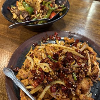 Wula Buhuan - Combo Hot Pot and Crispy Chicken Cubes - Szechuan Near Me - Houston, Texas