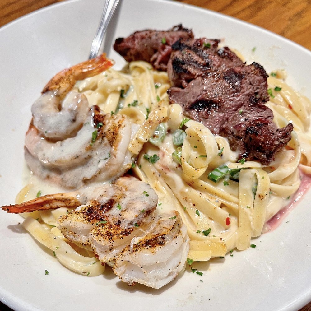 Kingsland Steak & Shrimp Pasta Yelp