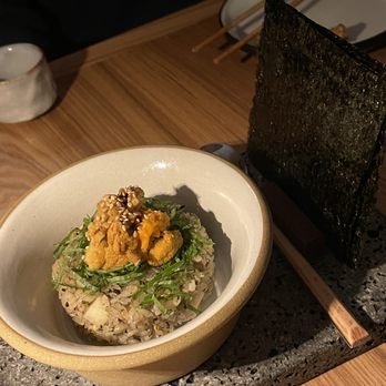 Konban - Uni nori wrap - Izakaya Near Me - New York, New York Konban - Uni nori wrap - Izakaya Near Me - New York, New York