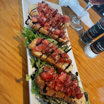 O. C. White's Restaurant - Bruschetta (got the cheese on the side) - Seafood Near Me - St Augustine, Florida