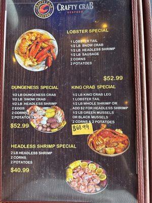 Menu photo 5 Crafty Crab Pompano Beach, FL