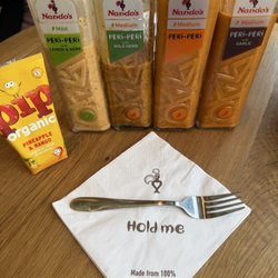 Nando's - Some of the sauces we tried.