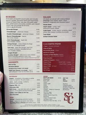 Menu photo 7 Silverado Cafe Silverado, CA Menu photo 7 Silverado Cafe Silverado, CA