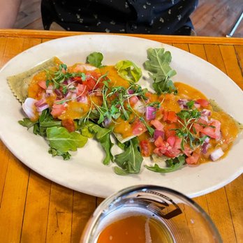 School House Kitchen & Libations - Green Chili Cheese Ravioli - New American Near Me - Arvada, Colorado