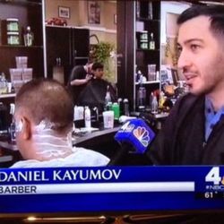 Daniel's Barber Shop - Daniel on NBC4NY getting interviewed for local news.
Got voted for best barber in Nassau county.