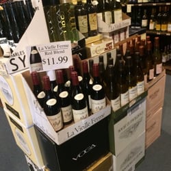 On The Rocks Premium Wine & Liquors - La vielle ferme red and white wines 11.99. Delicious affordable french wines!