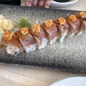 Wicked Tuna - Wicked Tuna sushi. I guess their signature food and it is great. Wicked Tuna Roll - New American Near Me - Myrtle Beach, South Carolina