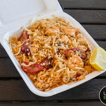 Happy Bowl Express - Pad thai with Shrimp& Pork combo - Chinese Near Me - Camarillo, California Happy Bowl Express - Pad thai with Shrimp& Pork combo - Chinese Near Me - Camarillo, California